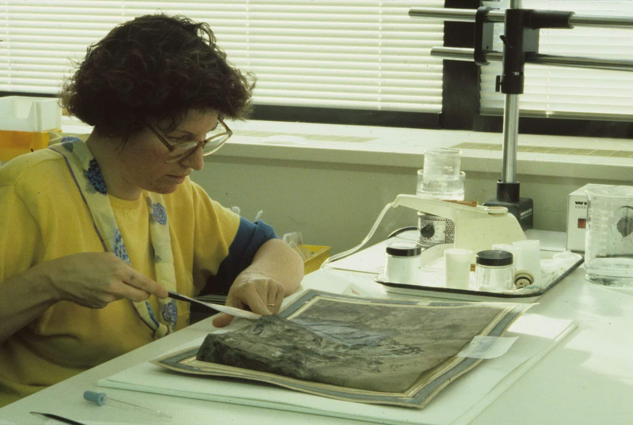 Gina McKay Lodge, Conservator of Paper, Intermuseum Conservation Laboratory