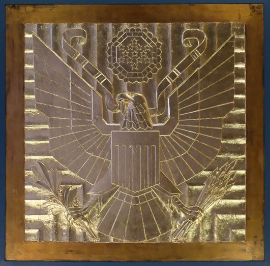 Gilding conservation at the James T. Foley United States Courthouse, Albany, New York