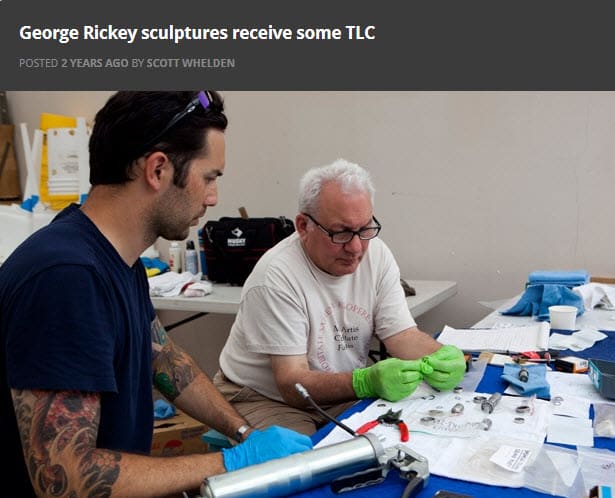 George Rickey Sculpture Conservation