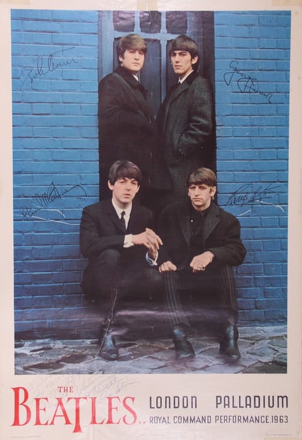 Beatles poster conservation