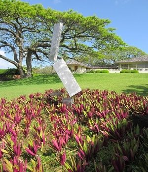George Rickey Sculptures At The Honolulu Academy Of Art Outdoor Sculpture Conservation
