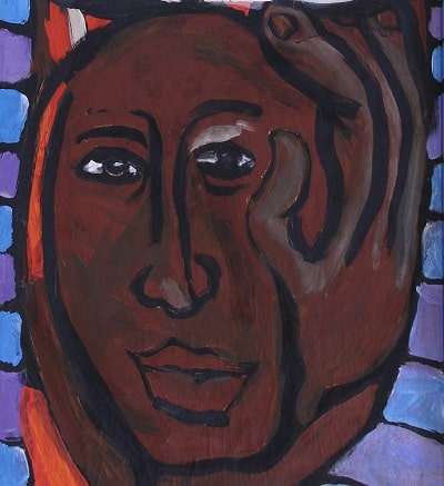 Aminah Robinson, Detail of Door