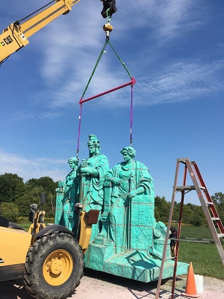Conservation of Mahoning County Courthouse Sculptures